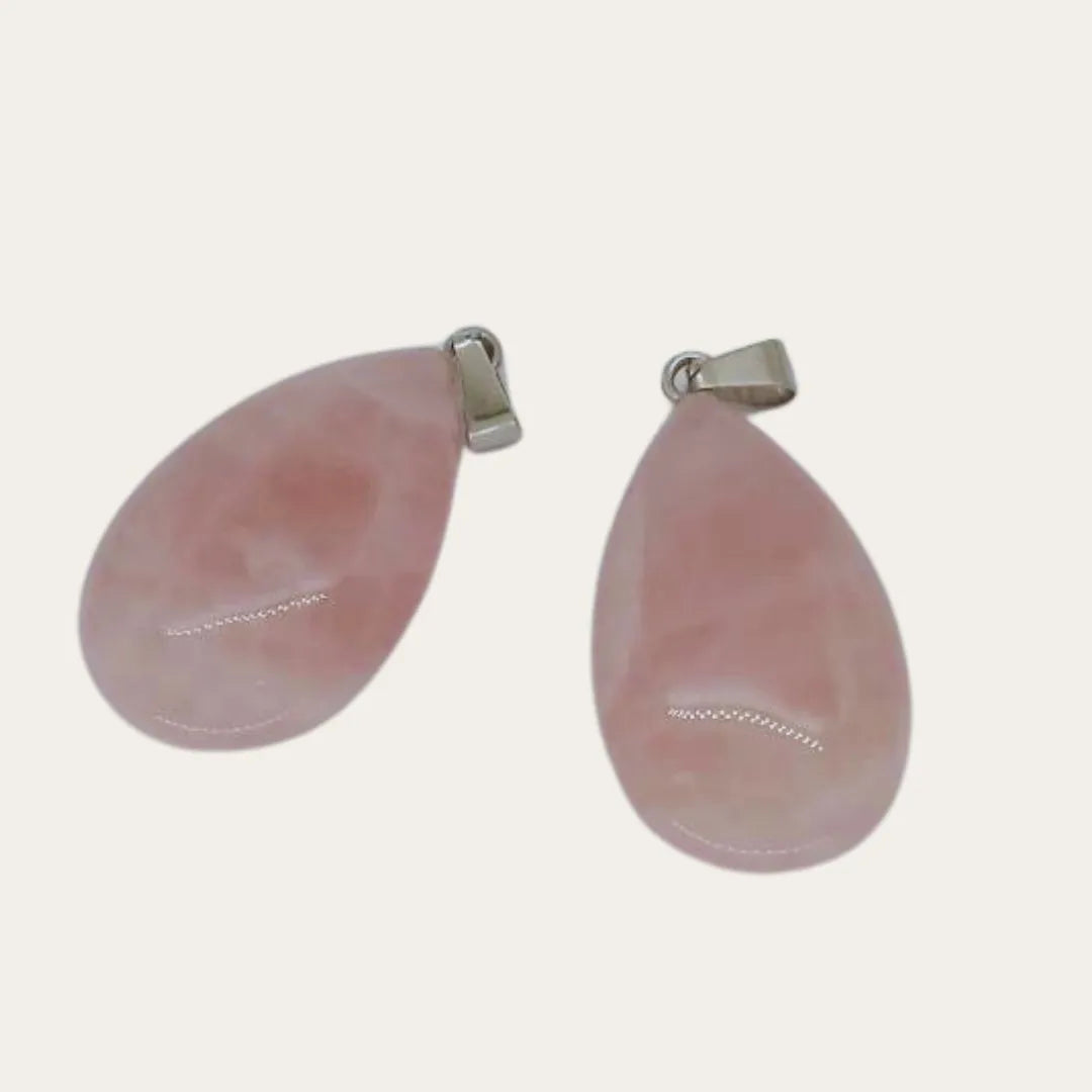 Rose Quartz Drop Pendant