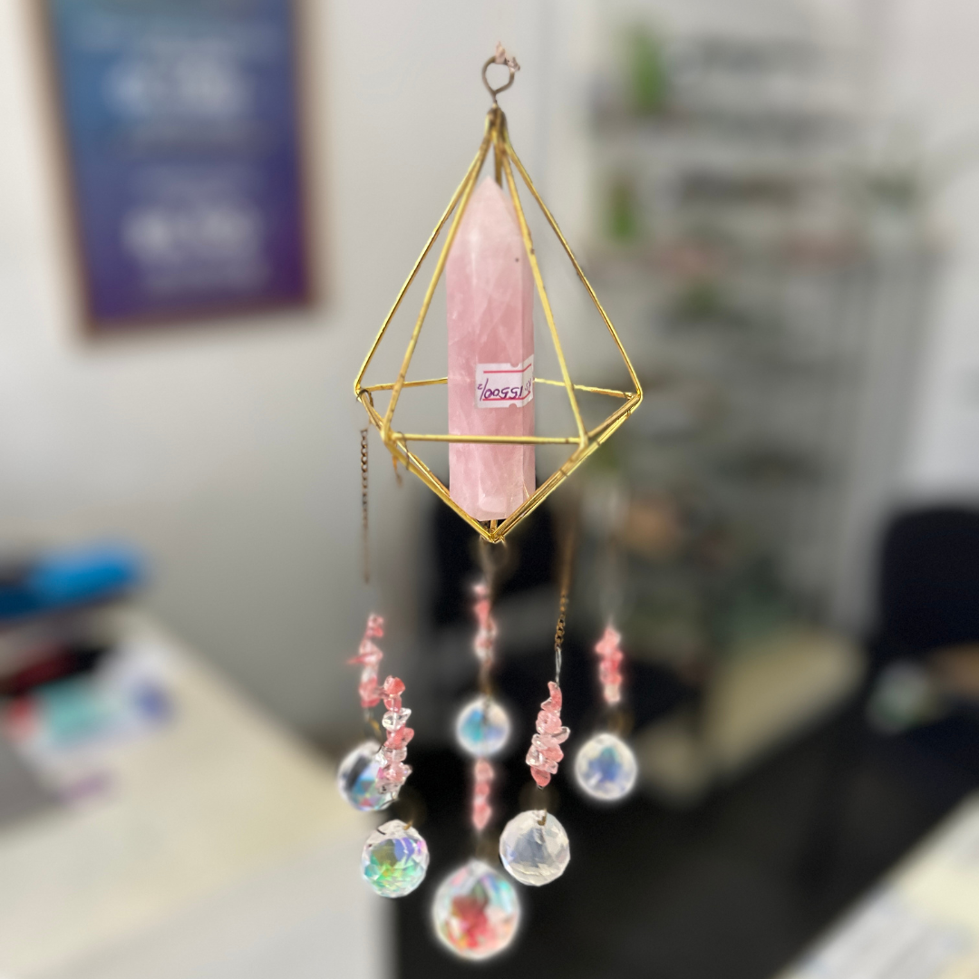 Rose Quartz Wind Chime