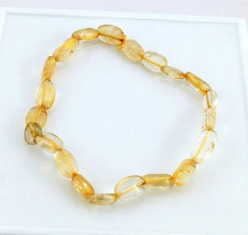 Citrine Oval Shaped Bracelet