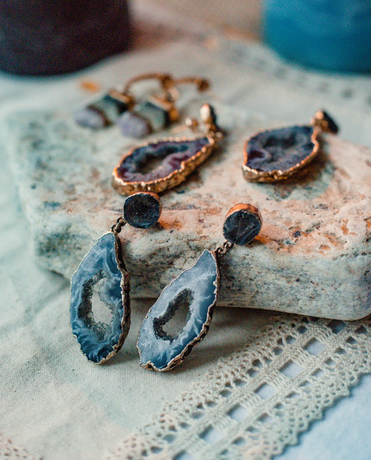 Druzy Agate Earings