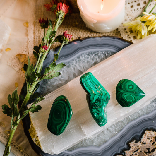 Malachite Polished Stones