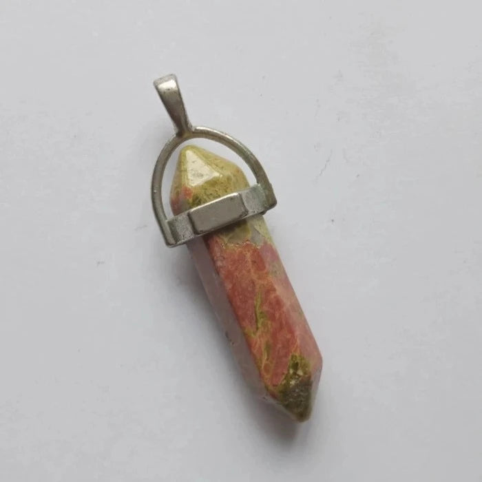 Unakite Point Pendant