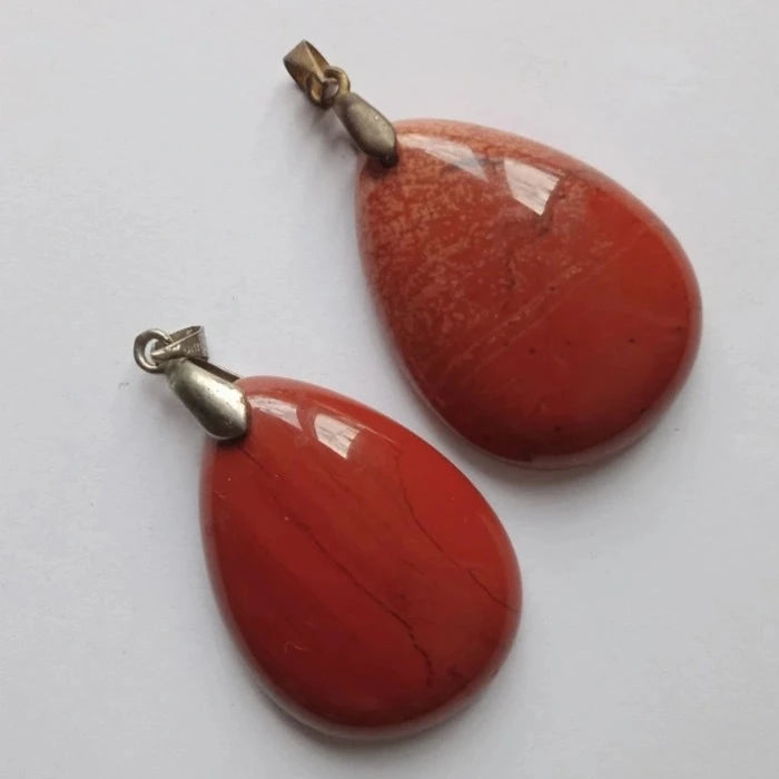 Red Jasper Drop Pendant