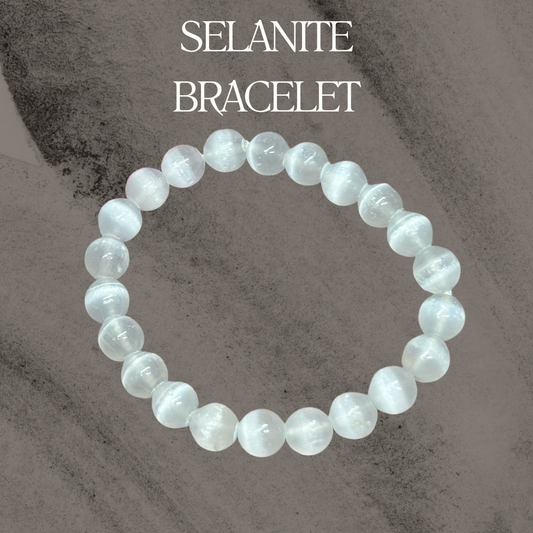 Selanite bracelet