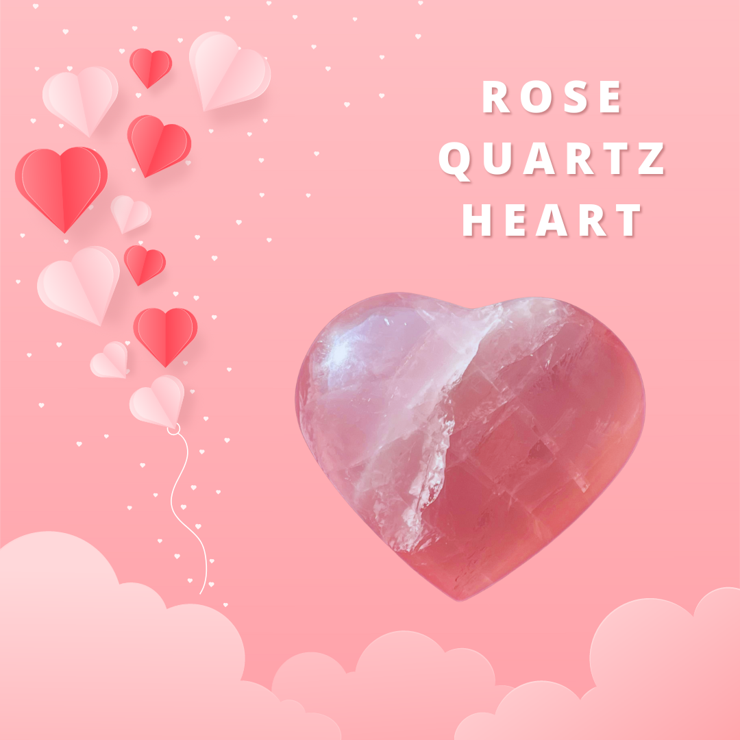 Rose Quartz Heart