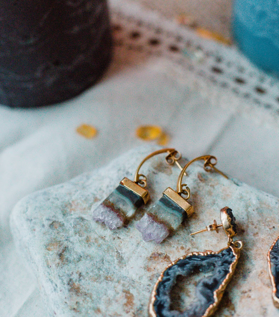 Druzy Earings