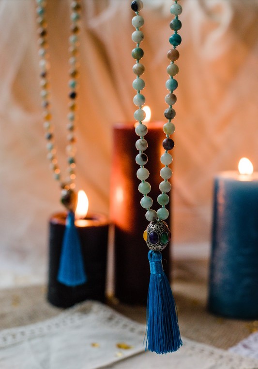 Amazonite Mala Necklace