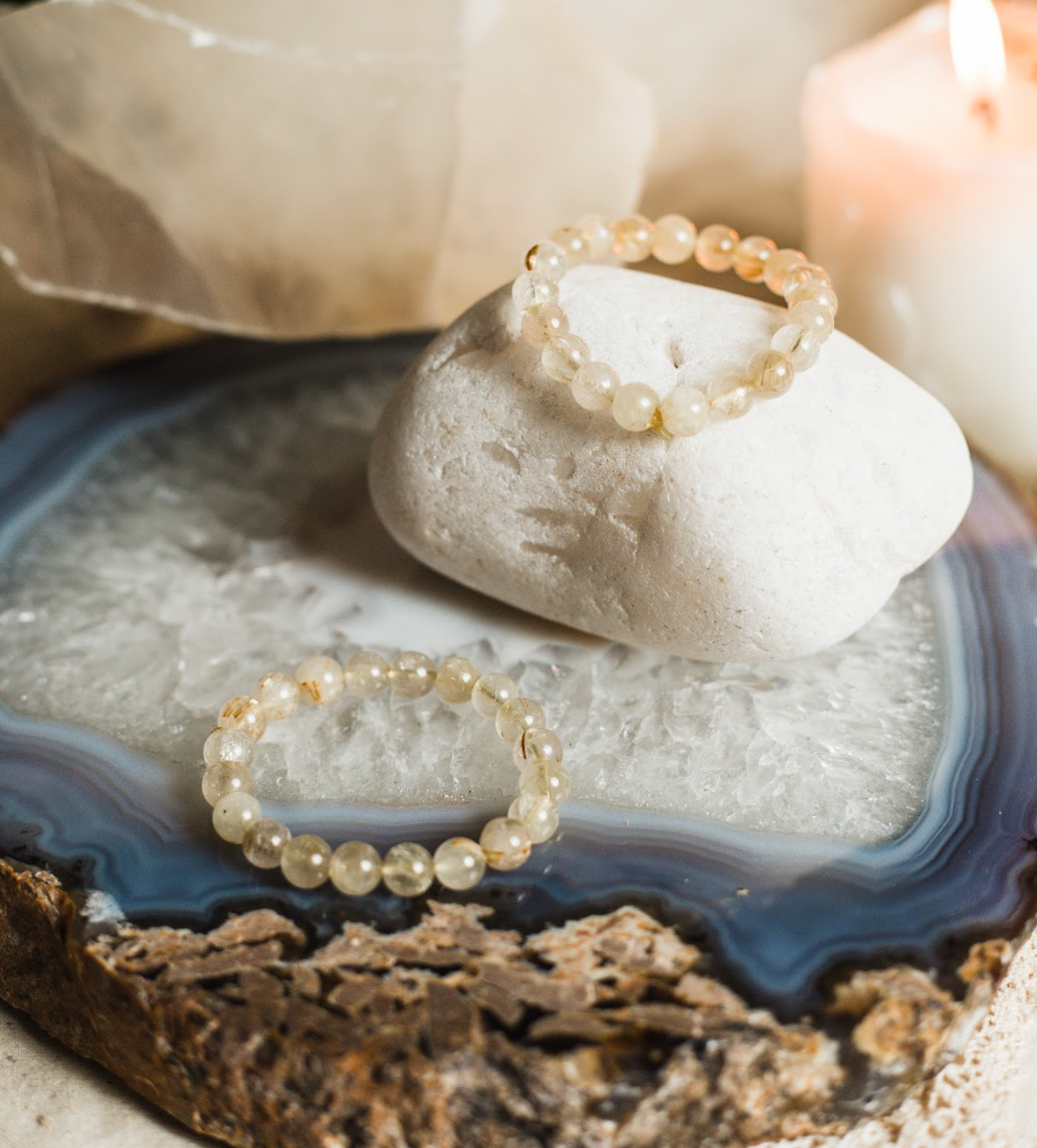 Rutilated Quartz Bracelet