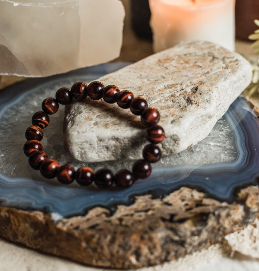 Red Tigers Eye Bracelet